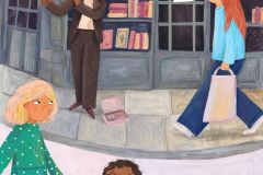 Olia-Shovkova_books_bookstore_musician_people_store_building_city_child