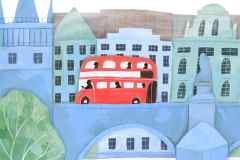 Olia-Shovkova_doubledecker_bus_bridge_prague_buildings