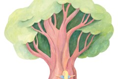 Olia-Shovkova_character_girl_tree_nature