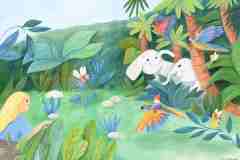 Olia-Shovkova_characters_fairies_elves_gnomes_child_girl_forest_plants_elephants_animals